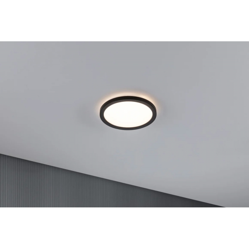 Paulmann 70997 - LED/11,2W Mennyezeti panel ATRIA 230V 3000K átm. 19 cm fekete