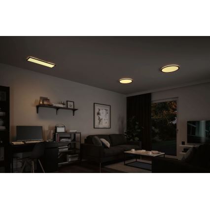Paulmann 70999 - LED/22W Dimmerelhető ATRIA panel 230V 3000K átmérő 42 cm fekete