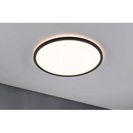 Paulmann 70999 - LED/22W Dimmerelhető ATRIA panel 230V 3000K átmérő 42 cm fekete