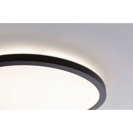 Paulmann 70999 - LED/22W Dimmerelhető ATRIA panel 230V 3000K átmérő 42 cm fekete