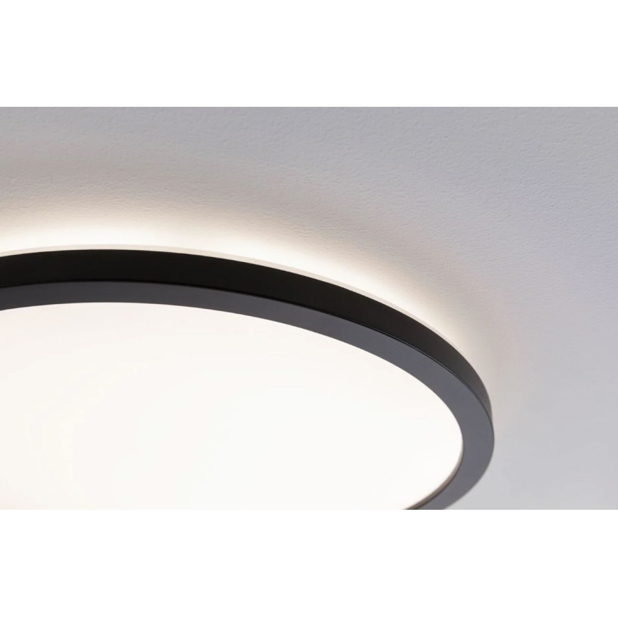 Paulmann 70999 - LED/22W Dimmerelhető ATRIA panel 230V 3000K átmérő 42 cm fekete