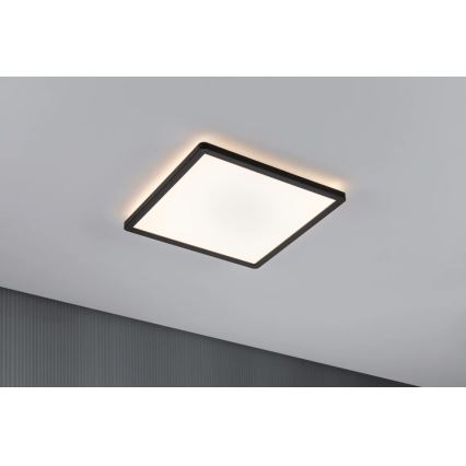 Paulmann 71001 - LED/16W Mennyezeti panel ATRIA 230V 3000K 29,3x29,3 cm fekete
