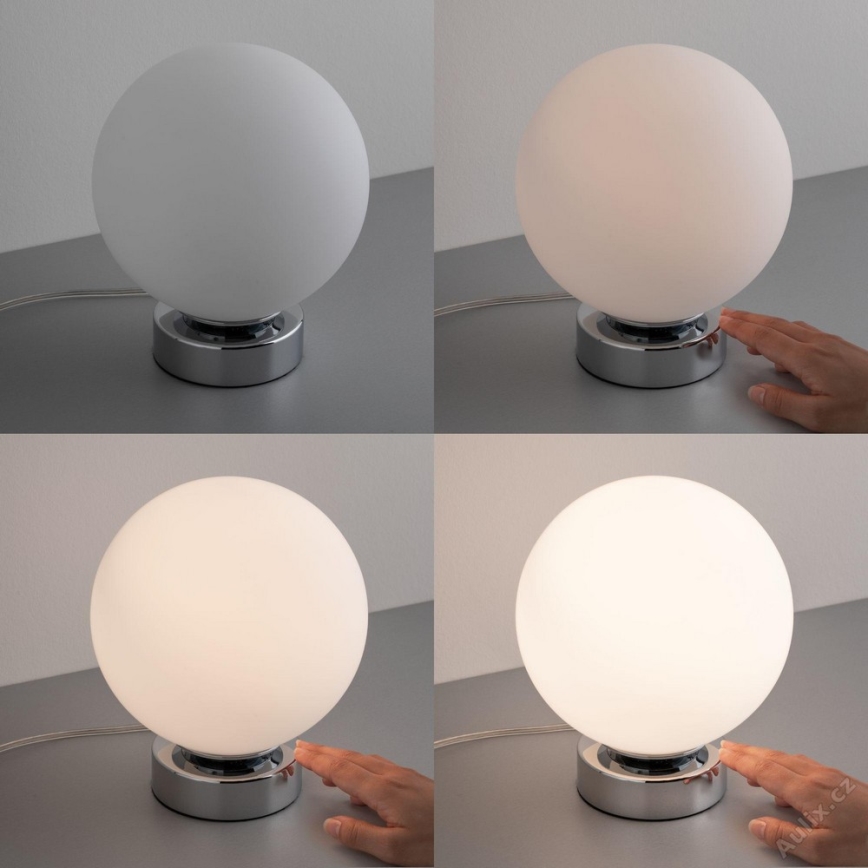 Paulmann 77057 - 1xE14/20W Dimmelhető érintős asztali lámpa AARI 230V