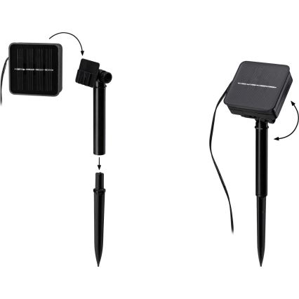 Paulmann 78896 - LED/0,3W IP44 Napelemes Szalag 3m 1,2V 1000 mAh