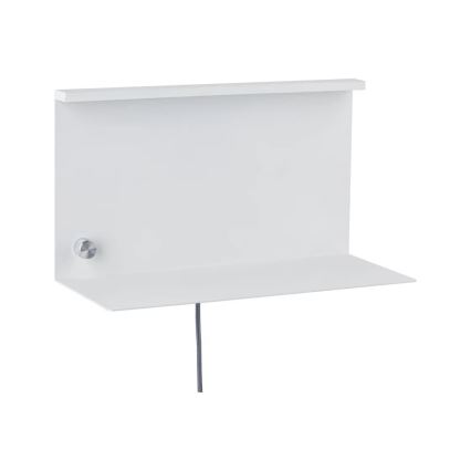 Paulmann 78916 - LED/4,5W Dimmelhető lámpa polccal és USB-vel JARINA 230V fehér