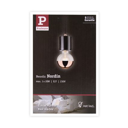 Paulmann 79605 - Csillár zsinóron NORDIN 1xE27/20W/230V