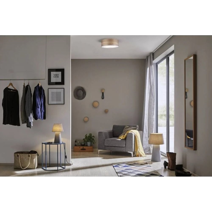 Paulmann 79687 - 3xE27/20W Mennyezeti lámpa NEORDIC LISKA 230V dió
