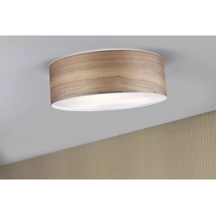 Paulmann 79687 - 3xE27/20W Mennyezeti lámpa NEORDIC LISKA 230V dió