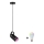 Paulmann 79766 - LED RGBW 1xE27/9W kábeles csillár LAVEA 230V fekete