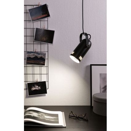 Paulmann 79766 - LED RGBW 1xE27/9W kábeles csillár LAVEA 230V fekete