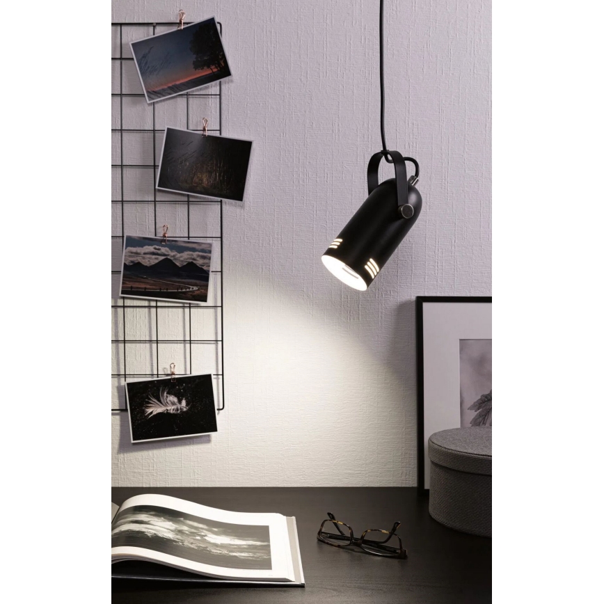 Paulmann 79766 - LED RGBW 1xE27/9W kábeles csillár LAVEA 230V fekete