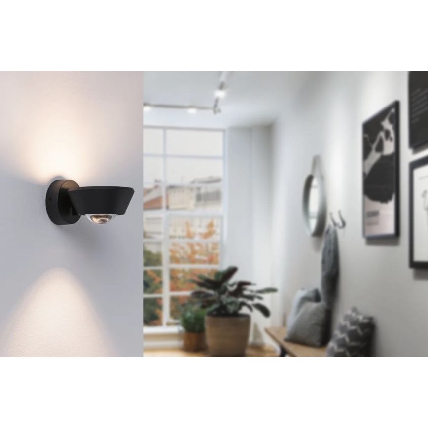 Paulmann 79769 - LED/9W IP44 Dimmelhető fali lámpa SABIK 230V