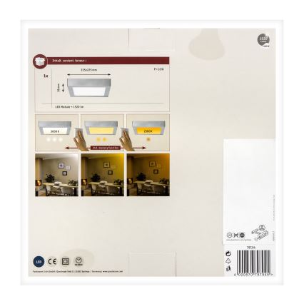 Paulmann 79794 - LED/13W Mennyezeti lámpa CARPO 230V 2300/2500/3000K