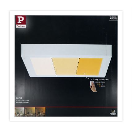 Paulmann 79801 - LED/13W Mennyezeti lámpa CARPO 230V 2300/2500/3000K