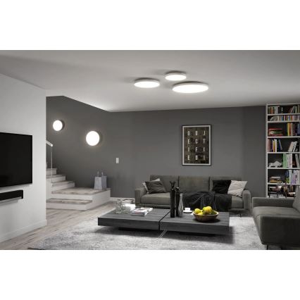 Paulmann 79894 - LED/38W Mennyezeti lámpatest VELORA 230V 3000/4000/6500K átm. 60 cm fehér