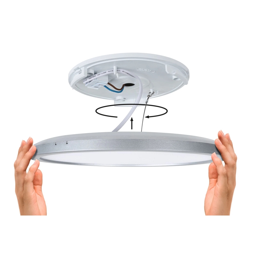 Paulmann 79920 - LED/11,2W Fényerőszabályozható panel ATRIA 230V 3000K 19x19 cm fekete