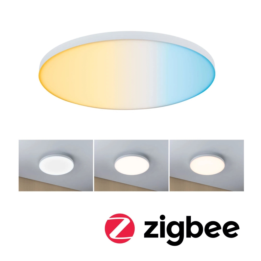 Paulmann 79928 - LED/22W Dimmelhető mennyezeti lámpatest LORIA 230V 2700-6500K átm. 40 cm fehér