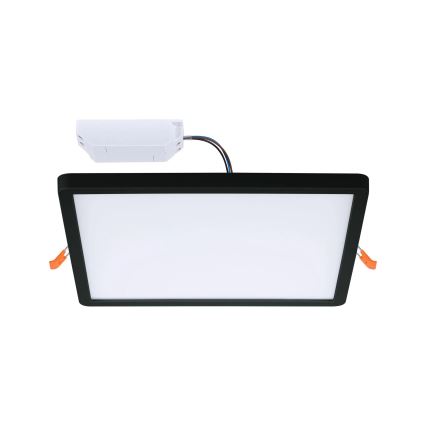 Paulmann 79967 - LED/16W IP44 dimmelhető fürdőszobai beépíthető lámpatest AREO 230V 23x23 cm fekete