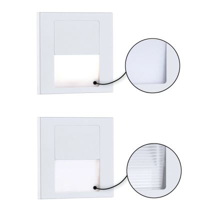 Paulmann 79999 - LED/1W lépcsővilágító TSARO 230V Follow/fehér