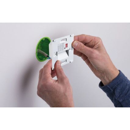 Paulmann 80002 - LED/1W lépcsővilágító érzékelővel TSARO 230V ólom/fehér