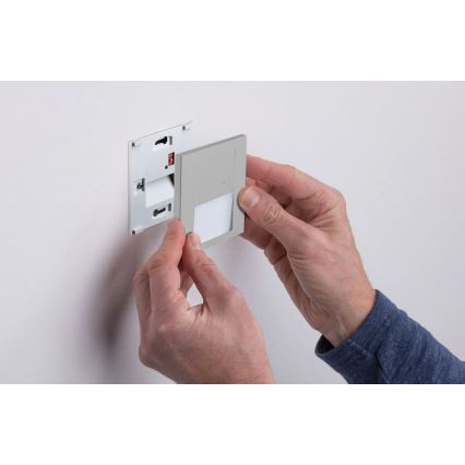 Paulmann 80003 - LED/1W lépcsővilágítás érzékelővel TSARO 230V vezetékes/matt króm