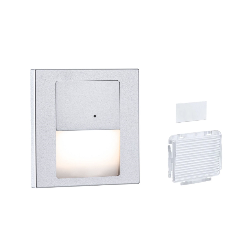 Paulmann 80003 - LED/1W lépcsővilágítás érzékelővel TSARO 230V vezetékes/matt króm