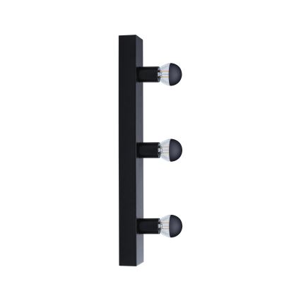 Paulmann 80097 - 3xE14/40W IP44 Fürdőszobai tükörmegvilágító REGULA 230V fekete