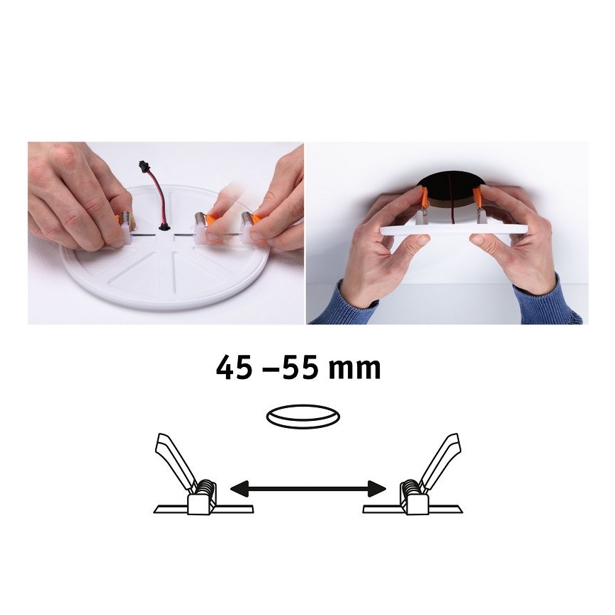 Paulmann 92393 - LED/4,5W IP44 Fürdőszobai beépíthetó lámpa VARIFIT 230V