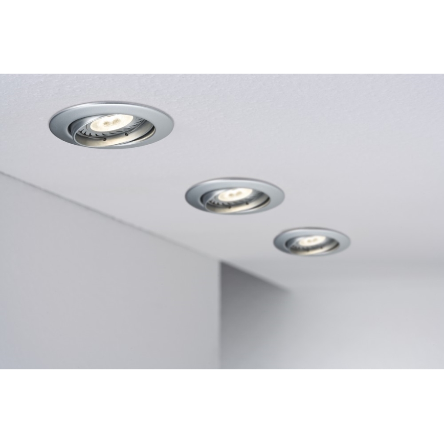 Paulmann 92516 - KÉSZLET 3xLED-GU10/3,5W Fürdőszobai beépíthető lámpa 230V