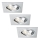 Paulmann 92532 - KÉSZLET  3x LED Beépíthető lámpa PREMIUM LINE 3xLED/3W/230V