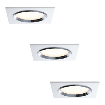 Paulmann 92695 - KÉSZLET 3xLED/8W Szabályozható beépíthető lámpa DICE 230V