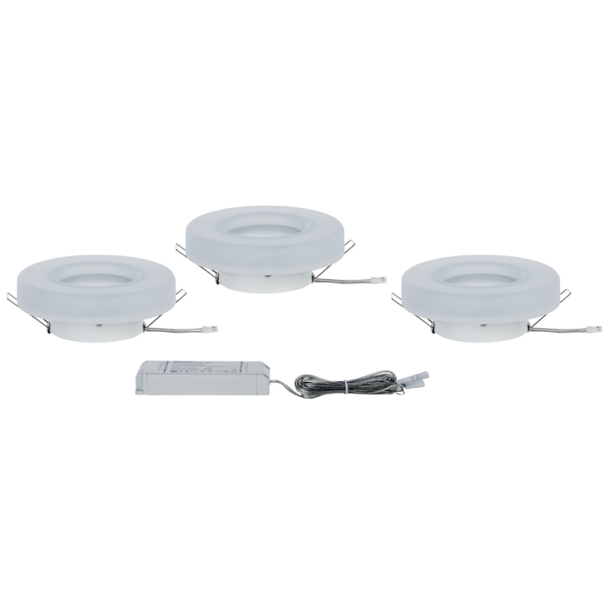 Paulmann 92704 - KÉSZLET 3xLED/5,5W Beépíthető lámpa BAGEL 230V