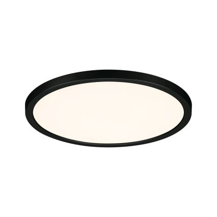 Paulmann 93102 - LED/16W IP44 Fényerőszabályozható fürdőszobai süllyesztett lámpatest AREO 230V 2000/3000/4000K átm. 23 cm fekete