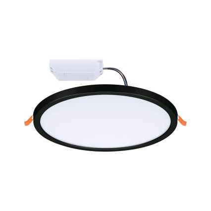 Paulmann 93102 - LED/16W IP44 Fényerőszabályozható fürdőszobai süllyesztett lámpatest AREO 230V 2000/3000/4000K átm. 23 cm fekete