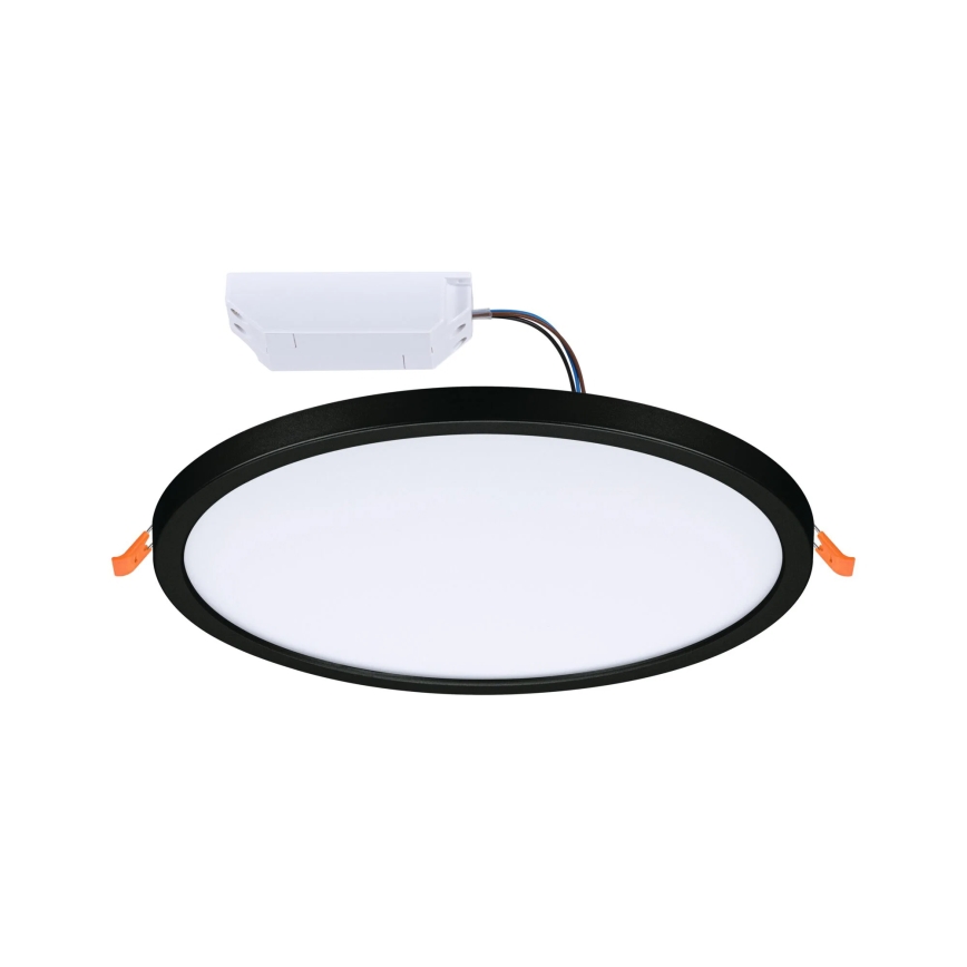 Paulmann 93102 - LED/16W IP44 Fényerőszabályozható fürdőszobai süllyesztett lámpatest AREO 230V 2000/3000/4000K átm. 23 cm fekete