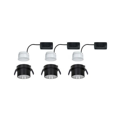 Paulmann 93383 - KÉSZLET 3xLED/6W IP44 Dimmelhető ürdőszobai fügesztett mennyezeti lámpa GIL 230V