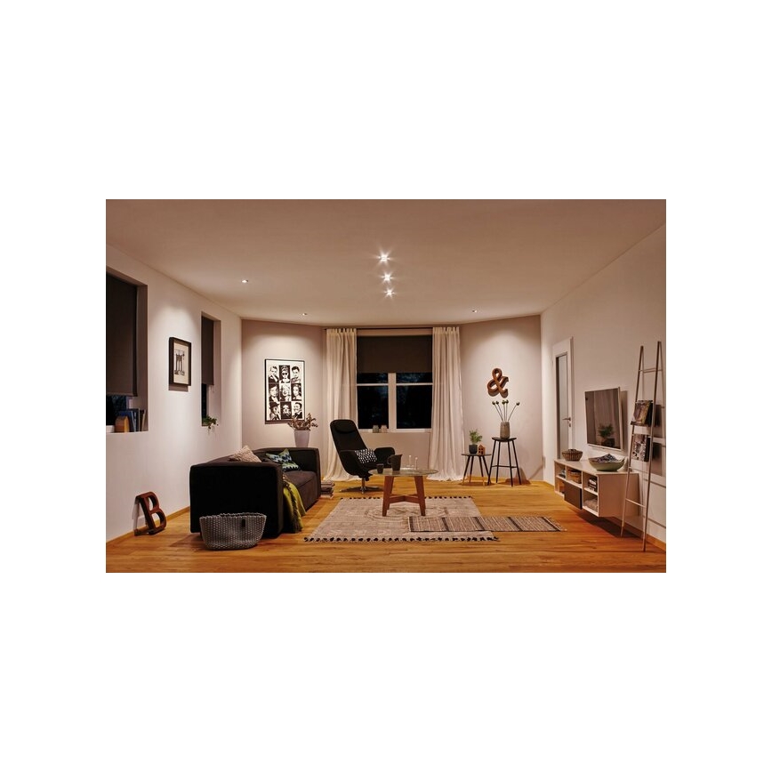 Paulmann 93483 - KÉSZLET 3xLED/6,5W IP23 Dimmelhető fürdőszobai beépíthető lámpa NOVA 230V