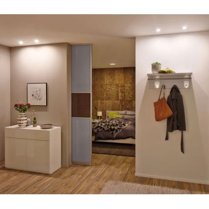 Paulmann 93485 - 3xLED/6W IP23 készlet, szabályozható fürdőszobai beépíthető lámpa NOVA 230V