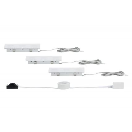 Paulmann 93577 - KÉSZLET 3x LED beépíthető spotlámpa FLEECY 3xLED/3,6W/230V