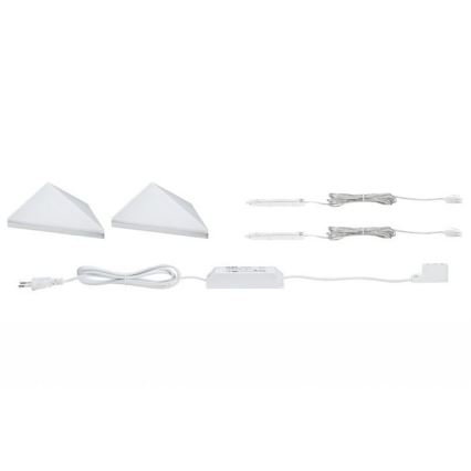 Paulmann 93584 - KÉSZLET 2xLED/6,2W IP44 Bútor világítás KITE 230V