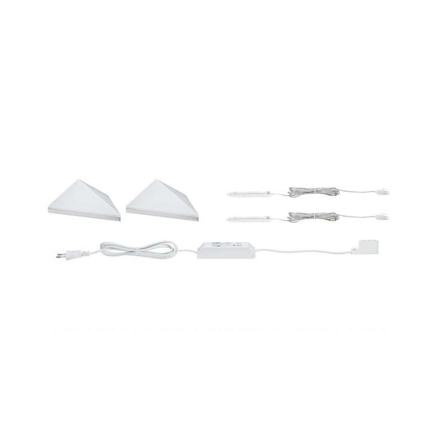 Paulmann 93584 - KÉSZLET 2xLED/6,2W IP44 Bútor világítás KITE 230V