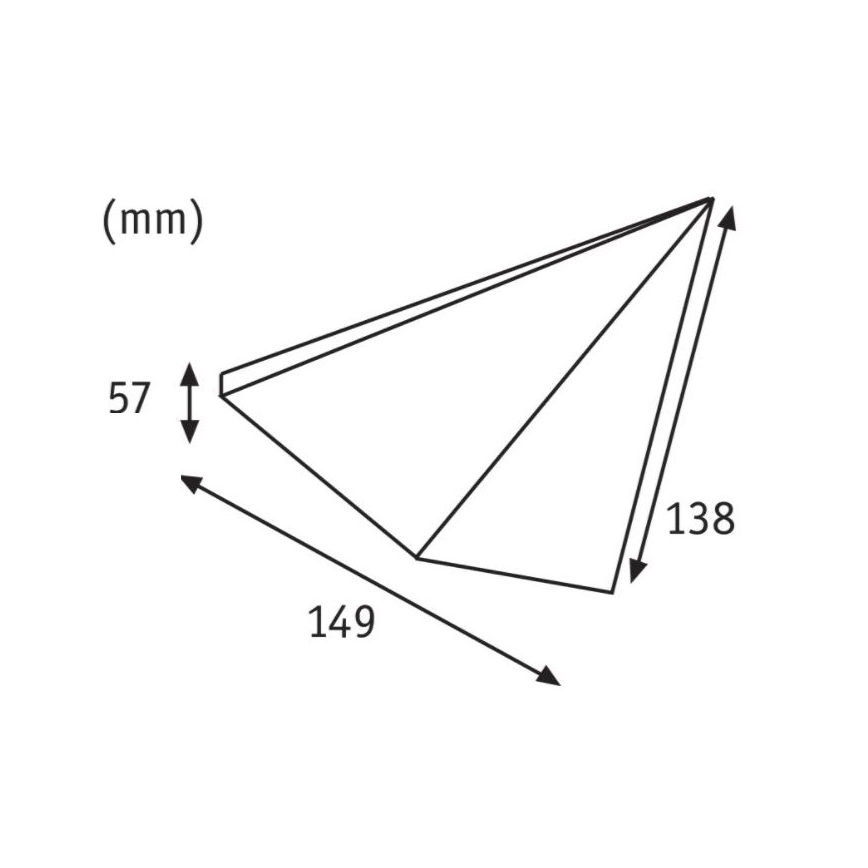 Paulmann 93584 - KÉSZLET 2xLED/6,2W IP44 Bútor világítás KITE 230V