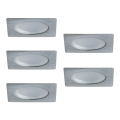 Paulmann 93587 - KÉSZLET 5xLED/0,4W Beépíthető lámpa 12V/230V 2700K