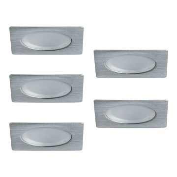 Paulmann 93587 - KÉSZLET 5xLED/0,4W Beépíthető lámpa 12V/230V 2700K