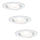 Paulmann 93605 - KÉSZLET 3x LED GU10/7W IP23 Dimmelhető fürdőszobai lámpa NOVA 230V