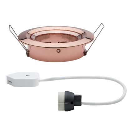 Paulmann 93642 - Fürdőszobai beépíthető lámpa NOVA 1xGU10/35W/230V rosegold