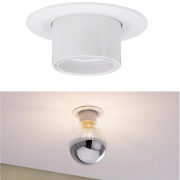 Paulmann 93668 - 1xE27/10W Beépíthető lámpa NOVA 230V fehér