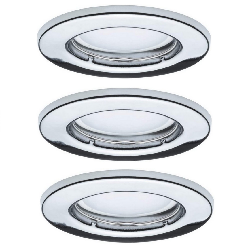 Paulmann 93853 - KÉSZLET 3xLED-GU10/4,5W Beépíthető lámpa STARR 230V