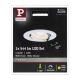 Paulmann 93945 - LED/6,8W IP23Dimmelhető fürdőszobai beépíthető lámpa COIN 230V