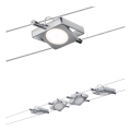 Paulmann 94107 - SZETT 4xLED/4,3W Teljes kábelrendszer MAC 230V matt króm